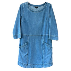 Velvet Heart Blue Denim Midi Dress